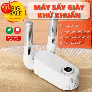 Máy Sấy Giày, Máy Làm Khô Giày Khử Mùi Hôi Diệt Khuẩn 2 Cầu Cao Cấp