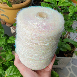  Sợi Mi kim tuyến viền kẹp tai thỏ Len mi tua rua kim tuyến lấp lánh 