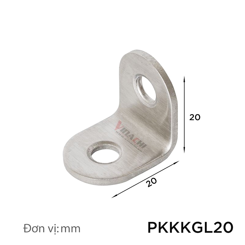 Ke Góc Vuông Inox Chữ L - Ke Góc Chữ L chuyên dùng để gắn kết hai thanh nhôm định hình vuông lại với nhau