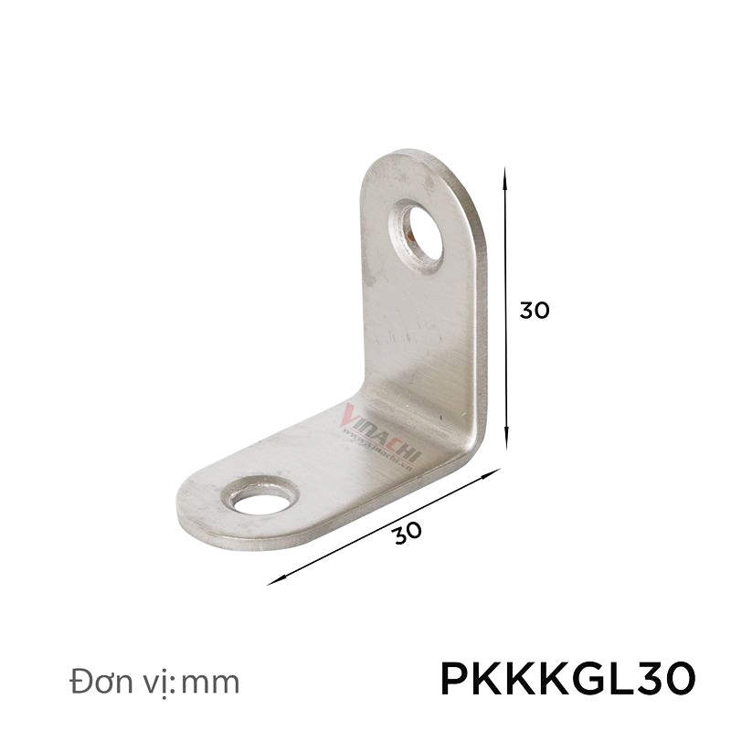 Ke Góc Vuông Inox Chữ L - Ke Góc Chữ L chuyên dùng để gắn kết hai thanh nhôm định hình vuông lại với nhau