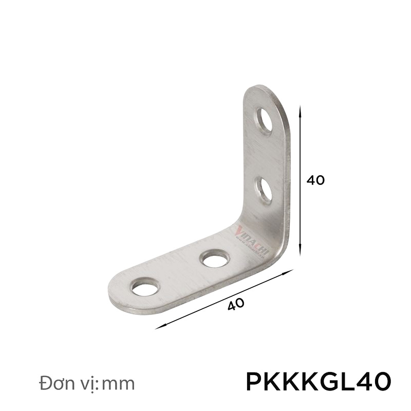 Ke Góc Vuông Inox Chữ L - Ke Góc Chữ L chuyên dùng để gắn kết hai thanh nhôm định hình vuông lại với nhau