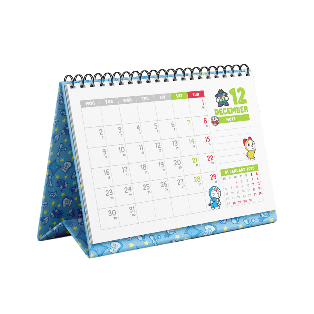 Lịch Để Bàn Doraemon 2024