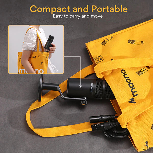 MAONO PD100 Podcast Dynamic XLR - Mic Thu Âm Cổng XLR Chuyên Nghiệp Cho Studio, Livestreams, Podcast - Hàng Chính Hãng