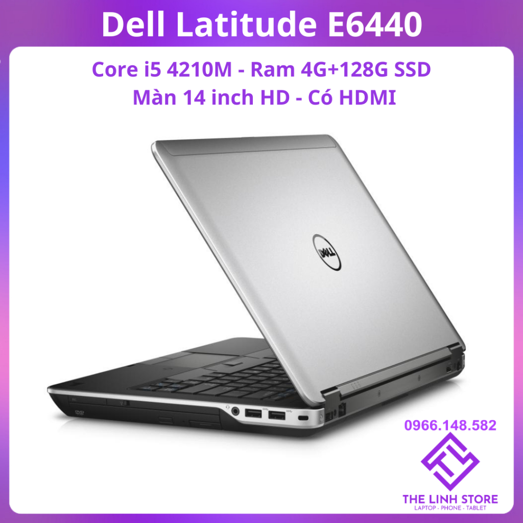 Laptop Dell Latitude E6440 màn 14 inch - Core i5 4210M SSD 128G