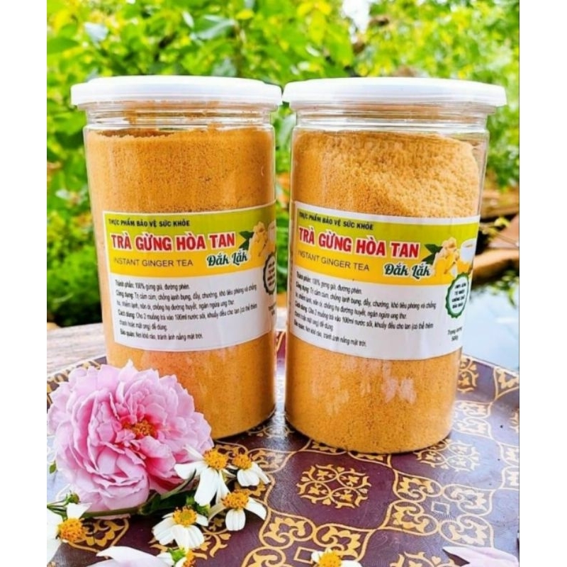 combo 8kg trà gừng hòa tan đường phèn