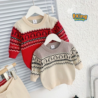 Bộ len đỏ Noel bé trai bé gái