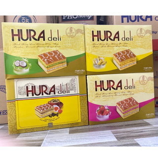 Bánh Bông Lan HURA Hộp 336g (12 gói x 28g)