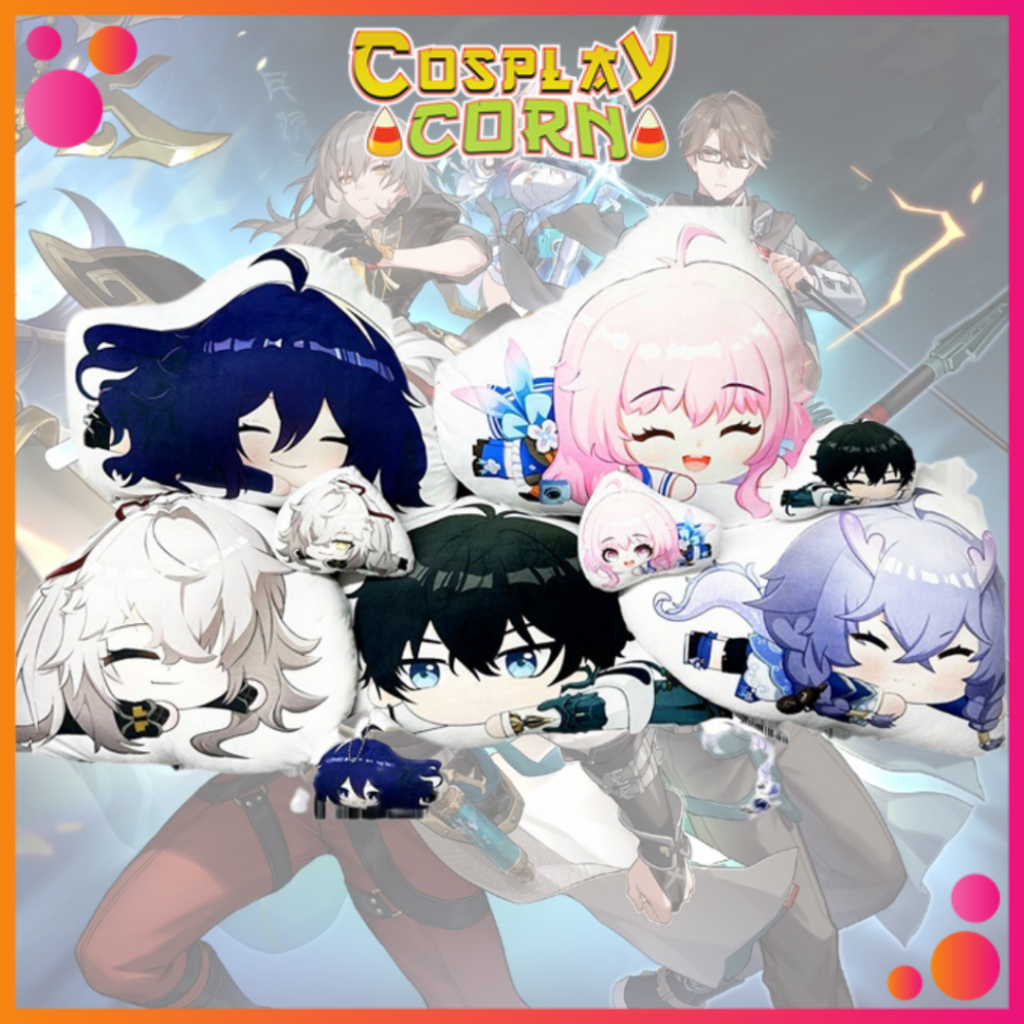 Gấu bông, Móc khóa Plushie Honkai Star Rail- Gấu bông, móc khóa nhân vật Seele, Dan Heng, Bailu, March 7th,..CORNCOSPLAY