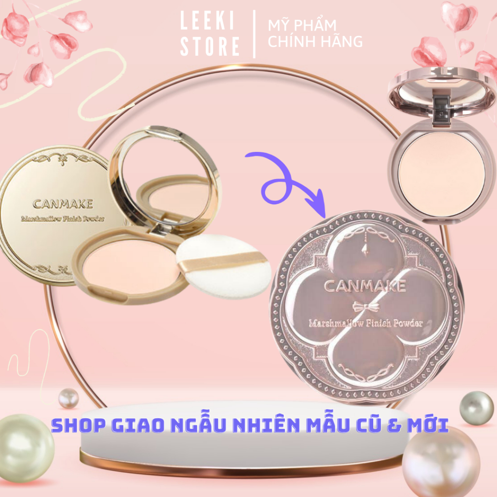 (Mẫu Mới) Phấn phủ Canmake Nhật Bản Marshmallow Finish Powder