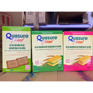 Bánh Quy Sữa, Bánh Bông Lan Quasure, Bột Ngũ Cốc Quasure Light Dành Cho Người Tiểu Đường, Ăn Kiêng