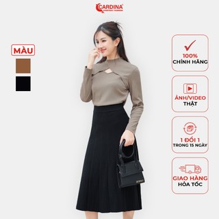 Chân váy len CARDINA công sở dáng dài chất liệu mềm mịn duyên dáng thanh lịch 3CVA06