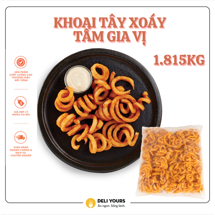 - Khoai tây chiên đông lạnh