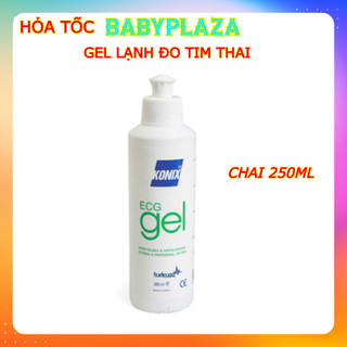 Gel siêu âm konix ecg gel chai 250ml vt0653 - gel sky đo tim thai, gel lạnh triệt lông tại nhà, gel đo điện tim