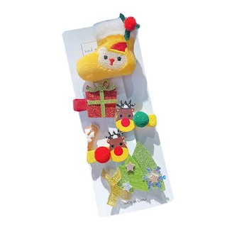 Set 5 Kẹp Tóc Noel Cho Bé Gái, Kẹp Tóc giáng sinh Dễ Thương