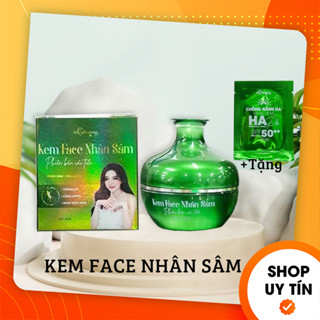   Tặng Chống Nắng  Kem Face Nhân Sâm Xanh N Collagen Trần Thị Bích Ngân 