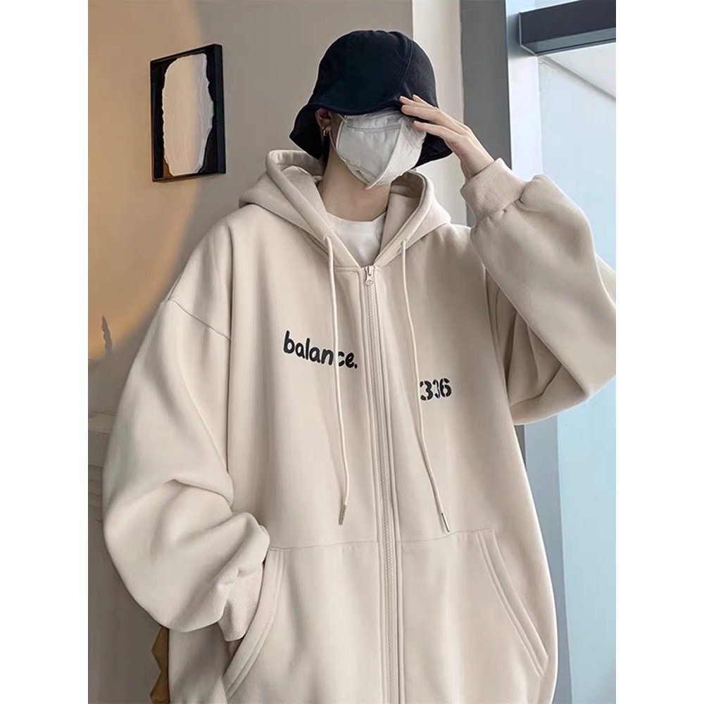 Áo Khoác Nỉ Nam Nữ Có Khoá Zip Chất Nỉ Bông Cao Cấp in Số 336 - Áo Hoodie Khóa Zip Unisex Nam Nữ From Rộng Chất Nỉ 2 Lớp