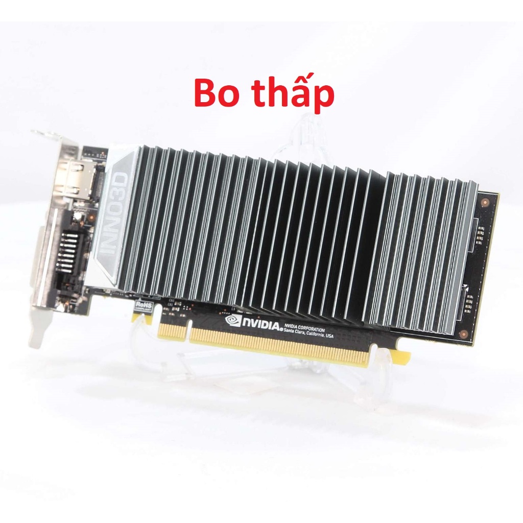 Card màn hình Inno3D GeForce GT 1030 2GB Silent Low Profile bóc máy. Inno3D GT1030 2GB bo lùn. GT1030 Video Card