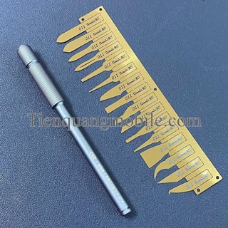 Bộ lưỡi dao đục, tách, cạo keo IC chuyên dụng Qianli 011