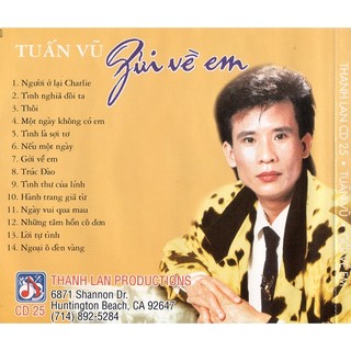 Đĩa cd 2744.tlcd025-tuan vu-gui ve em chất lượng cao