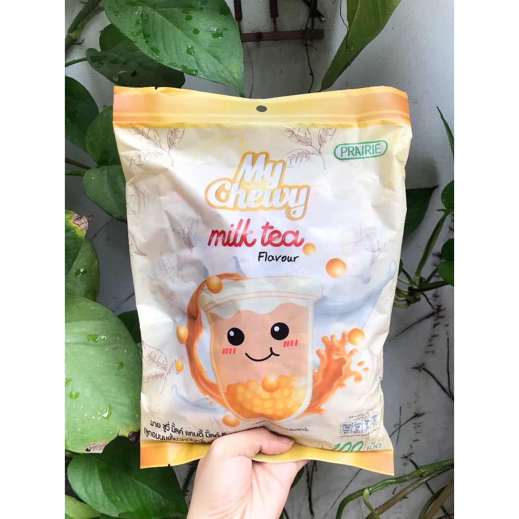Kẹo Sữa Mềm Dẻo Thái Lan Hương Trà Sữa Milk Soft Candy