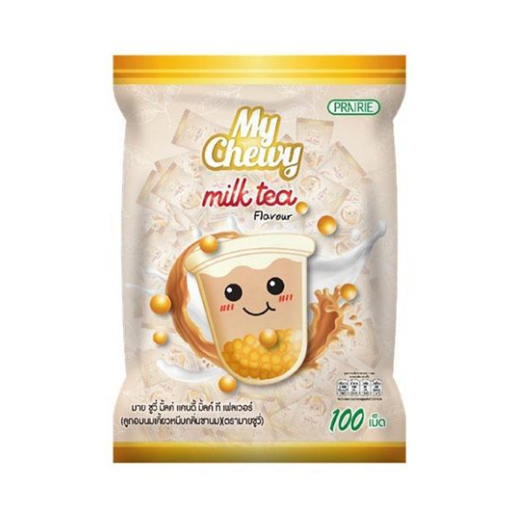 Kẹo Sữa Mềm Dẻo Thái Lan Hương Trà Sữa Milk Soft Candy