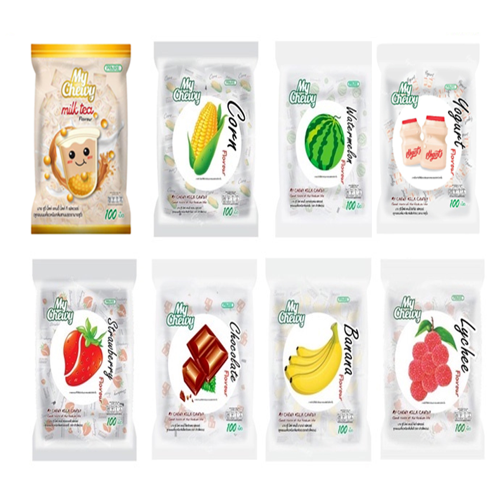 Kẹo Sữa Mềm Dẻo Thái Lan Hương Trà Sữa Milk Soft Candy