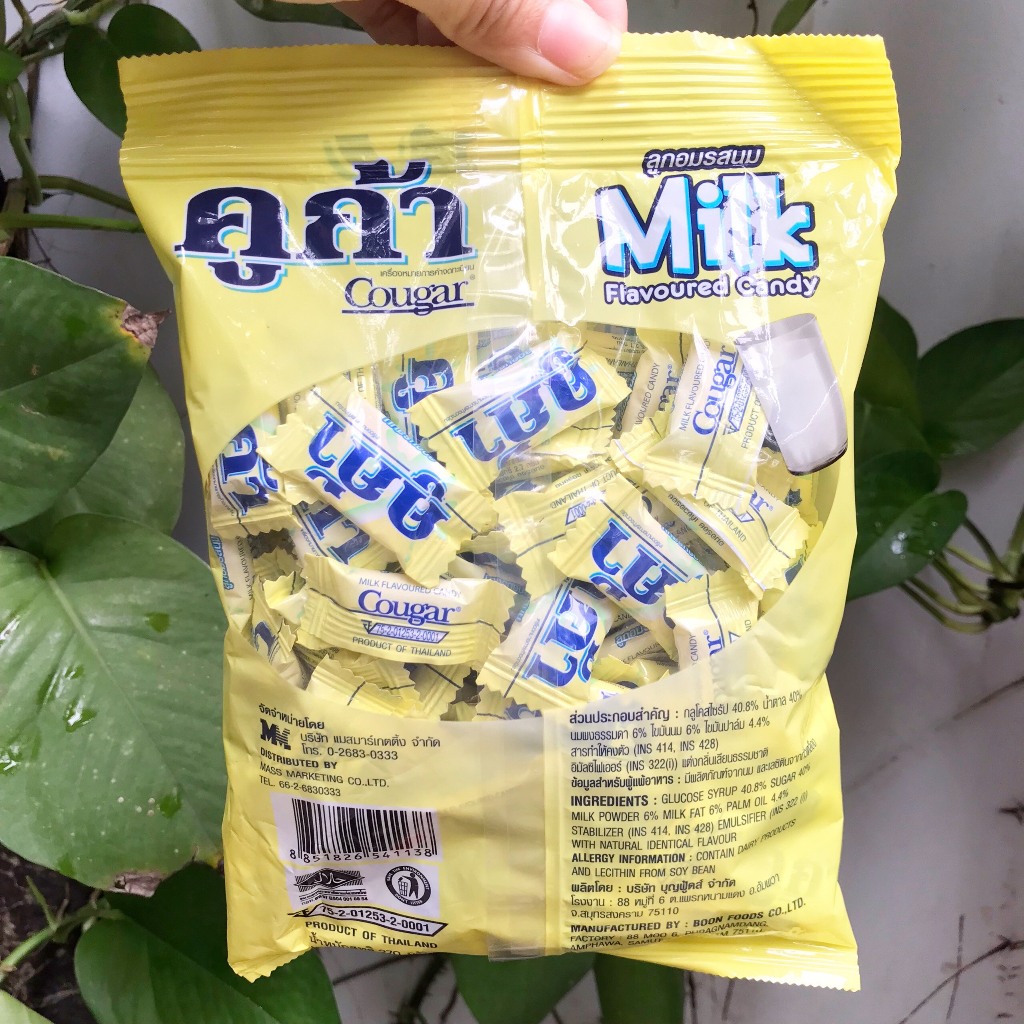 Kẹo Mềm Sữa COUGAR Thái Lan Hương Milk Flavours Candy
