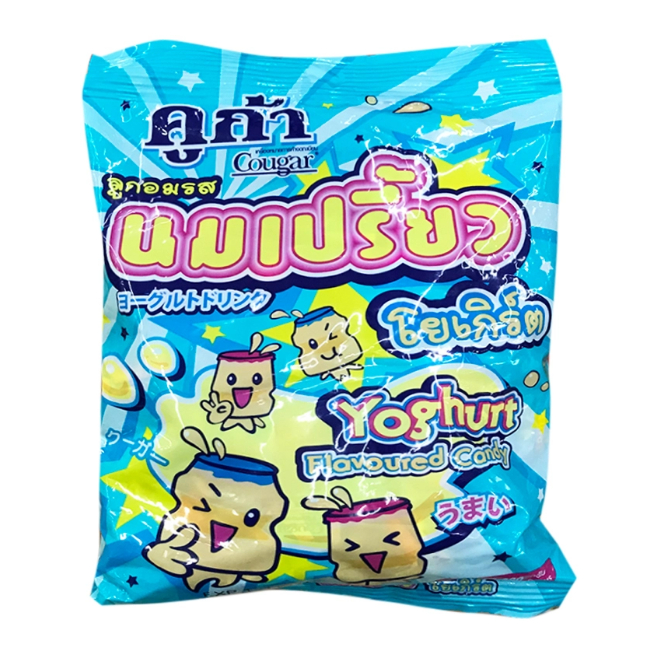 Kẹo Mềm Sữa Chua  COUGAR Thái Lan Yoghurt Flavored Candy