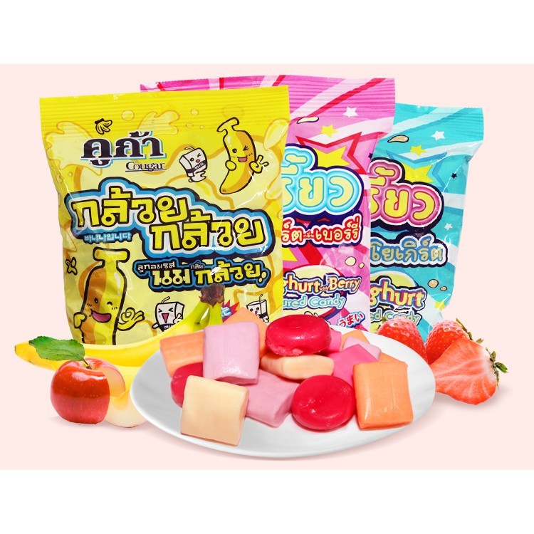 Kẹo Mềm Sữa Chua  COUGAR Thái Lan Yoghurt Flavored Candy