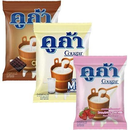 Kẹo Mềm Sữa COUGAR Thái Lan Hương Milk Flavours Candy