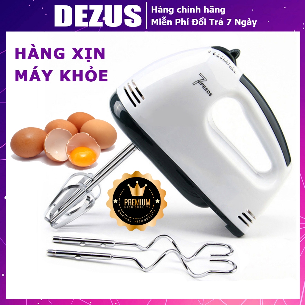 Máy Đánh Trứng - Máy Đánh Kem Trộn Bột Cafe - Mini, Cầm Tay, Siêu Khỏe 260W, Tạo Bọt, Trộn Nhanh, Nhuyễn Đều