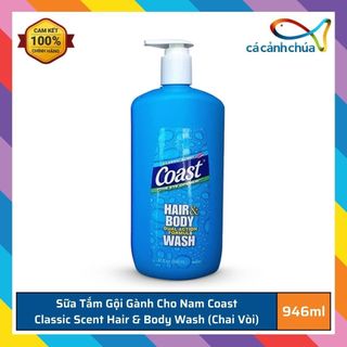 Sữa Tắm Gội Coast Hair Body Wash 2in1 946ml - Mỹ