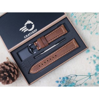 Dây Da Đồng Hồ Da Bò Sáp Vintage, Dây đeo bằng da chốt Thông Minh thay thế Các Loại Swatch