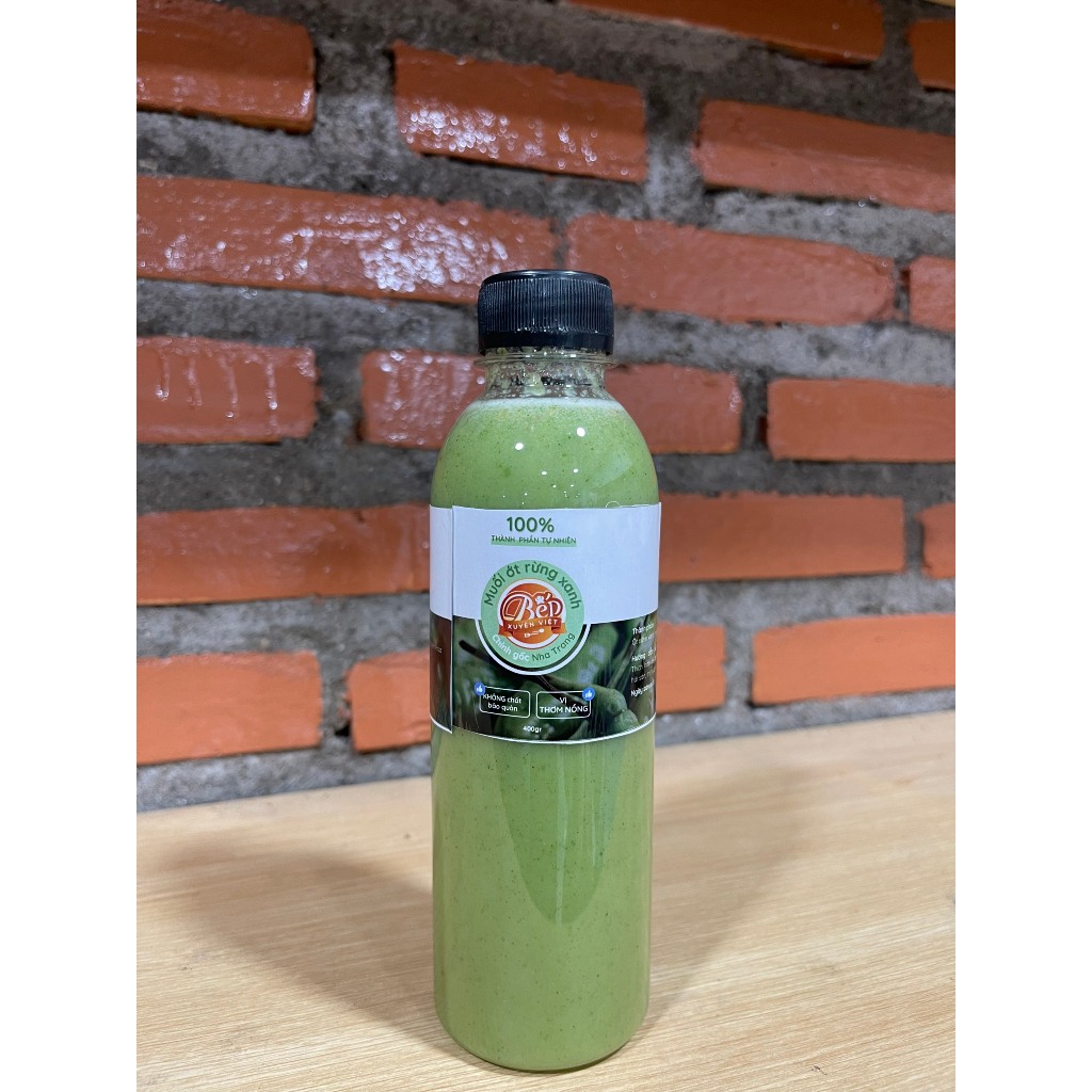 Combo 2 chai Muối ớt xanh-đỏ Bếp Xuyên Việt chấm đồ nướng, BBQ, muối chấm hải sản hấp nướng, gà ủ muối, xiên que