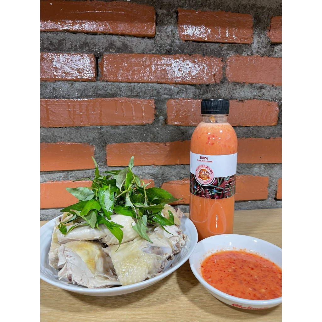 Combo 2 chai Muối ớt xanh-đỏ Bếp Xuyên Việt chấm đồ nướng, BBQ, muối chấm hải sản hấp nướng, gà ủ muối, xiên que