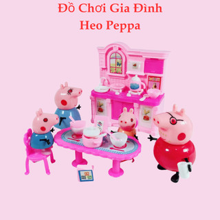 Tủ Bếp Heo Peppa Pig Bếp Gia Đình Heo Cho Bé Học Về Việc Chăm Sóc Gia Đình