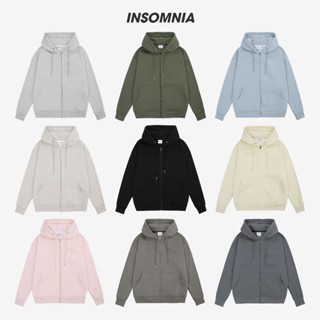 [Xả kho] Áo Hoodie Zip INSOMNIA Local Brand Unisex "LOGO TAG" - HD002