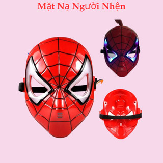 Đồ chơi mặt nạ spiderman mặt nạ người nhện có nhạc và đèn cho bé hóa thân thành nhân vật yêu thích