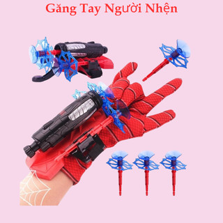 Găng tay người nhện siêu nhân nhện có lazer cao cấp cho bé vui chơi cùng bạn bè