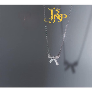 Dây chuyền Nơ tiểu thư thiết kế cách điệu ⚡️ Siêu Rẻ ⚡️-Bạc đẹp- Bạc BNP