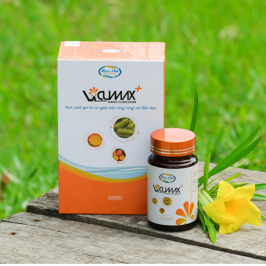 Vicumax Nano Curcumin dạng viên - Nano nghệ Bắc Kạn hỗ trợ chức năng dạ dày