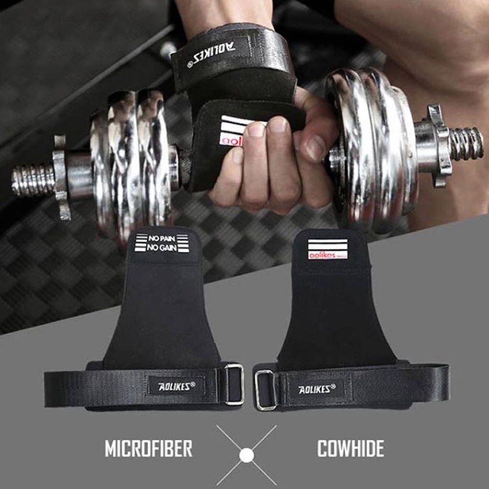 Găng Tay Tập GYM, Dây kéo lưng Lifting Straps đa năng hỗ trợ tập Gym, Deadlift, lên xà, nâng tạ