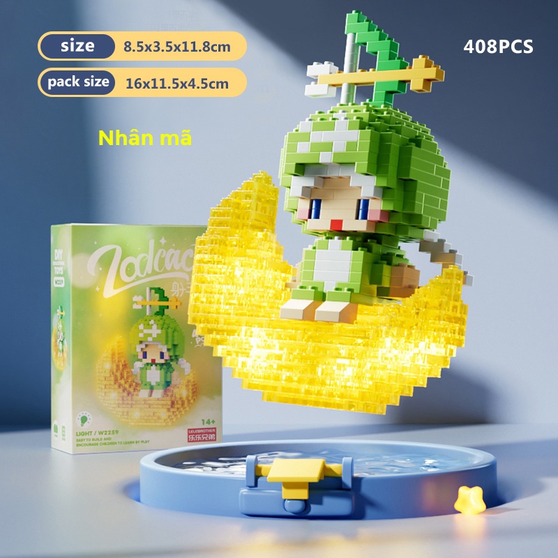 Đồ Chơi mô hình lắp ráp Lego 12 cung hoàng đạo có đèn led Lego 12 chòm sao quà tặng đáng yêu L12 MONASO