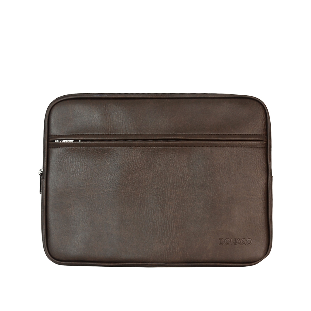 Túi Chống Sốc Da PU Cho Laptop 14 inch - TCS01 - Túi Bảo Vệ Laptop 2 Ngăn DOHAGO Có Nhiều Màu Cá Tính