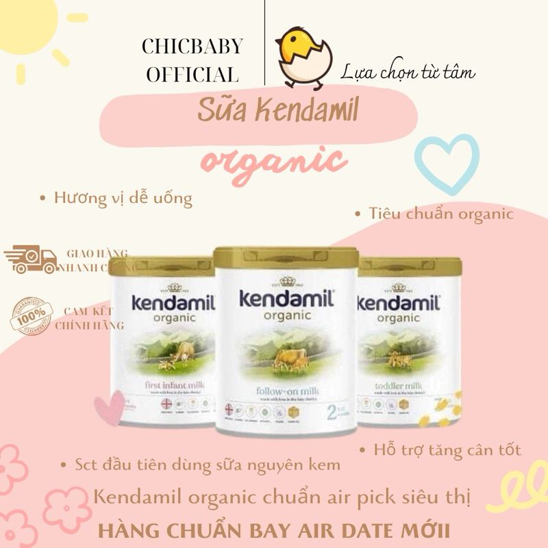 sữa Kendamil organic nội địa UK date 2025