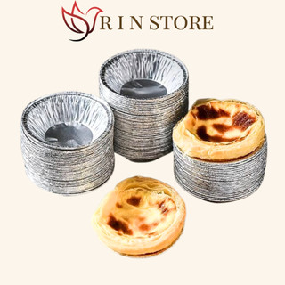 Khay Giấy Bạc SET 50 Khay Nhỏ Dùng Làm Bánh Nấu Ăn Chất Liệu Lá Nhôm Nguyên Chất An Toàn Sức Khỏe Tiện Ích RIN