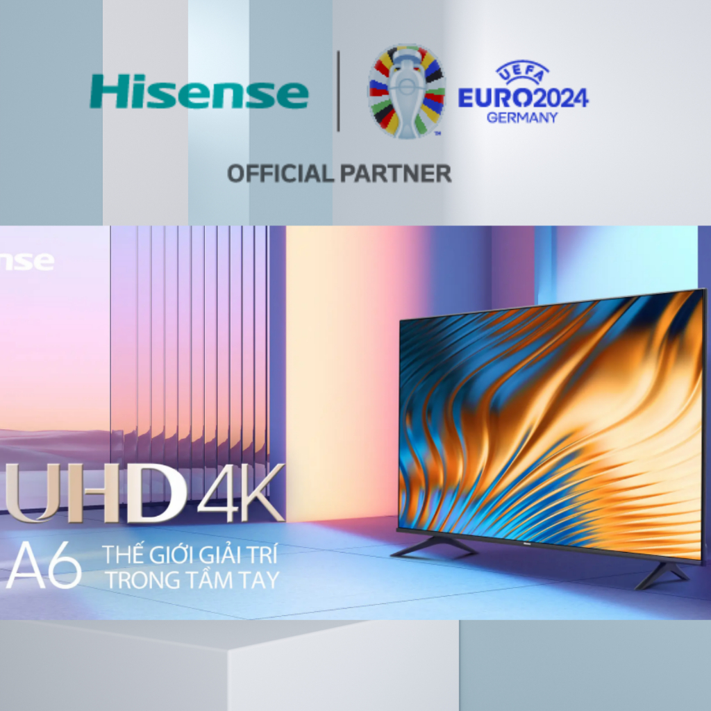 Google Tivi Hisense 43" 50" UHD 4K HDR TV A6500H Dolby Vision Atmos Điều khiển giọng nói từ xa - Bảo hành 2 năm