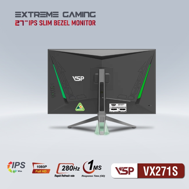 MÀN HÌNH VSP EXTREME GAMING VX271S - 280HZ - 1MS