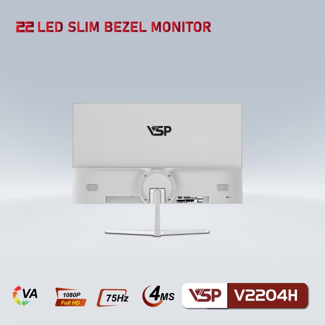 Màn Hình Phẳng LED VSP 22inch Tràn Viền V2204H