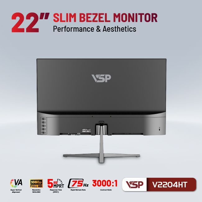 Màn Hình Phẳng LED VSP V2204HT - FULL HD